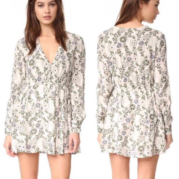 Free People Dresses & Skirts - Free People Stealing Fire Mini Dress Empire Waist